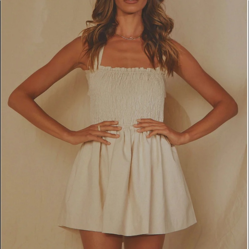 Peppermayo European Towns Linen Dress